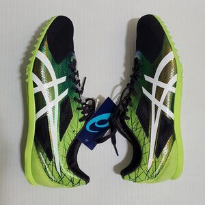 NWT Asics Men Cosmoracer MD Nightshade/White Neon Green Cleats Shoes G603Y Sz 11